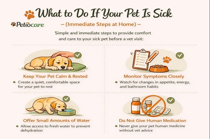 what to do if your pet is sick