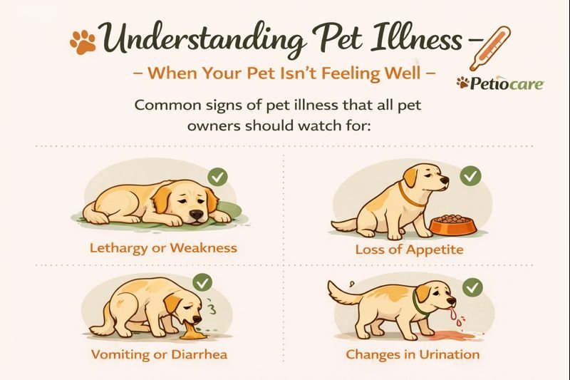 common sign of pet illness
