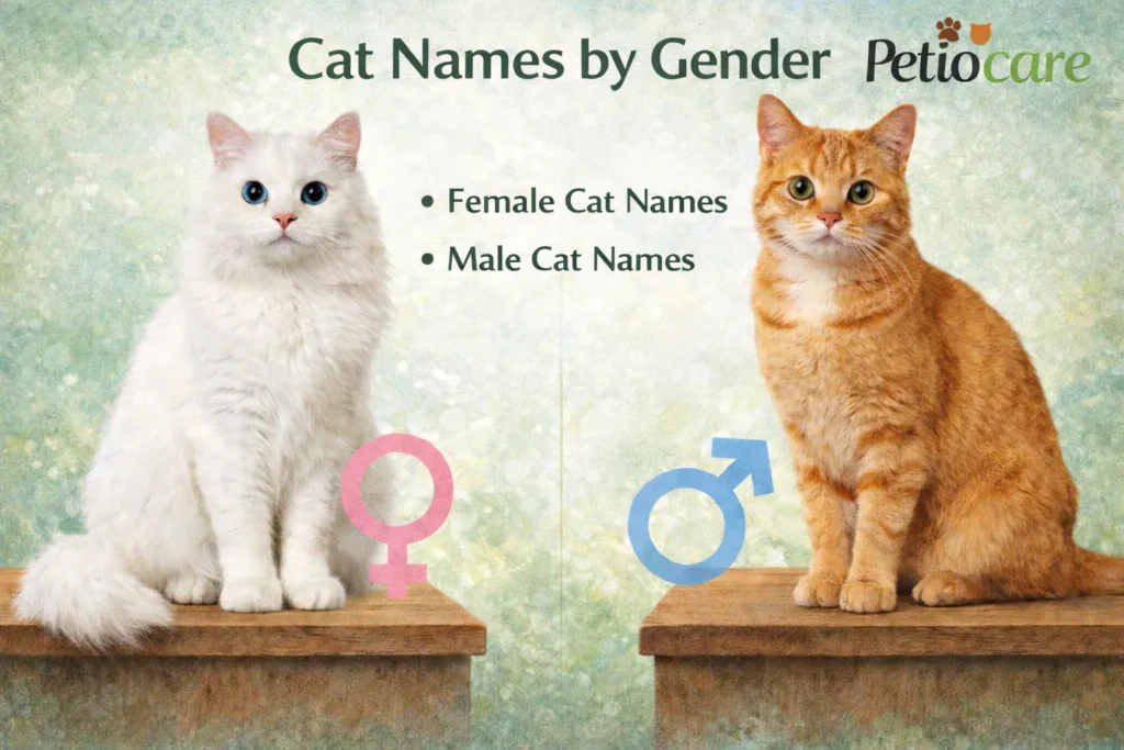 cat names by gender