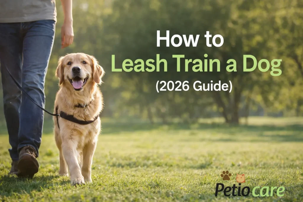 how to leash train a dog