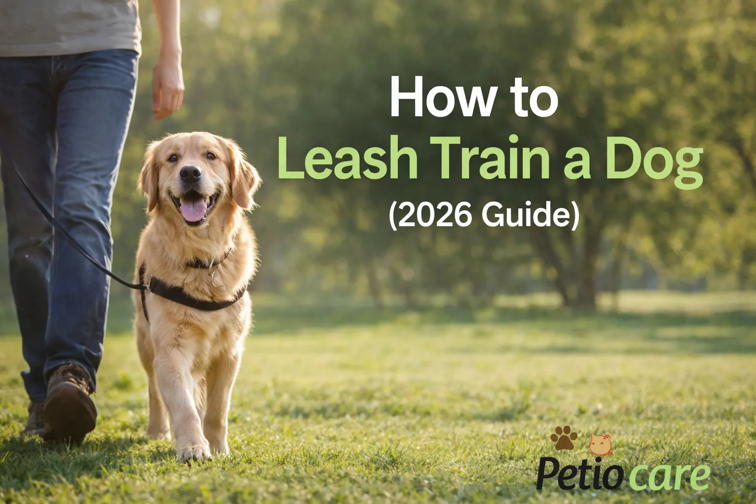 how to leash train a dog
