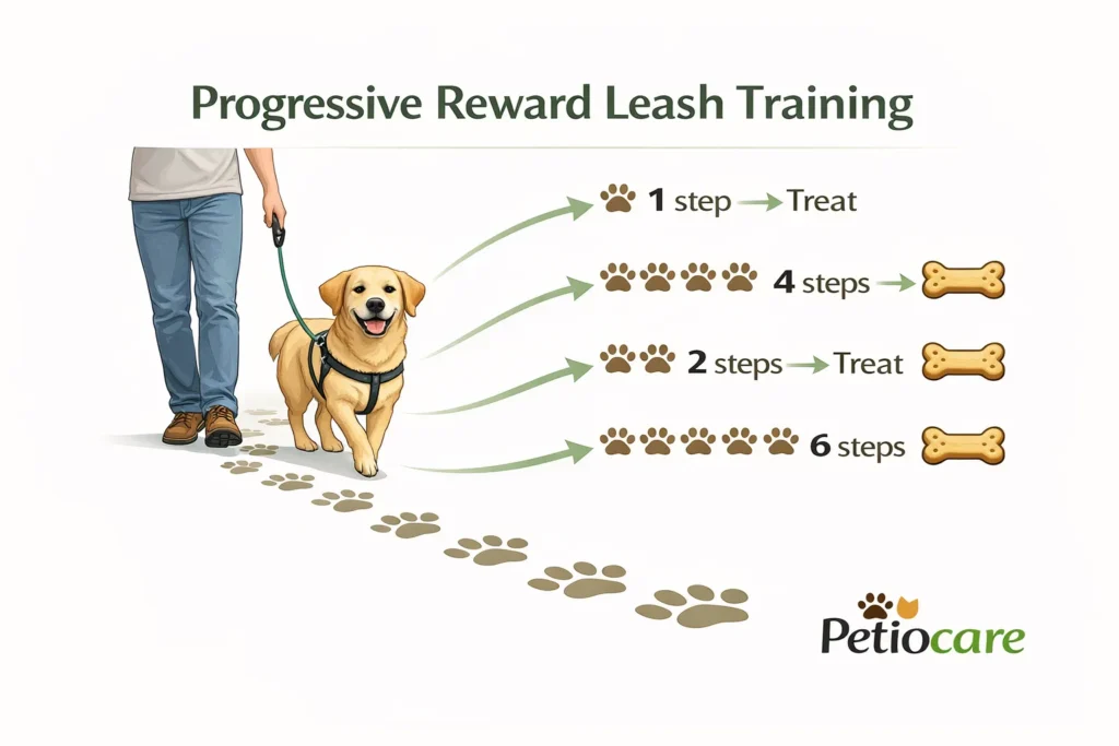 progressive leash training