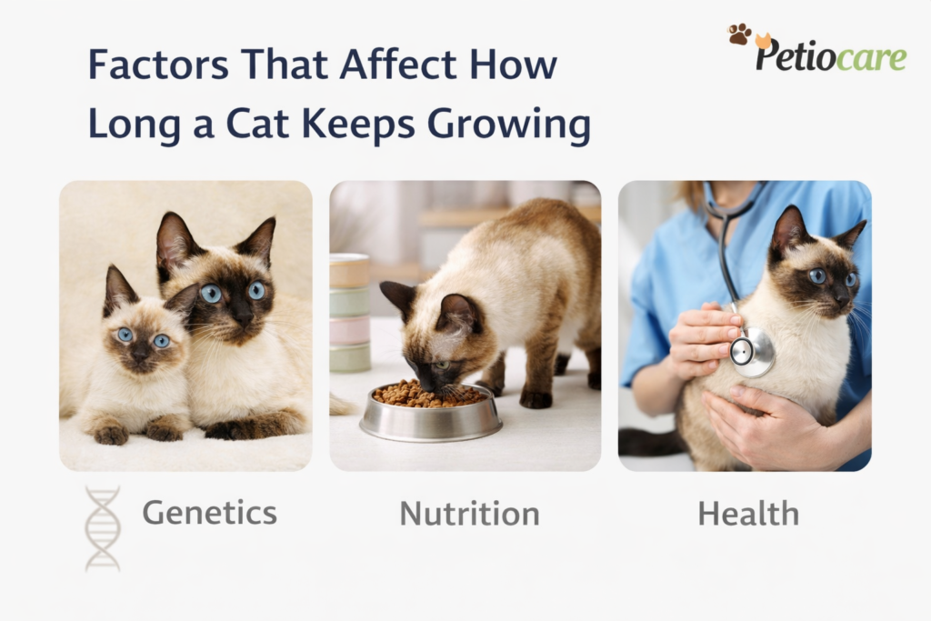 how cat stop growing